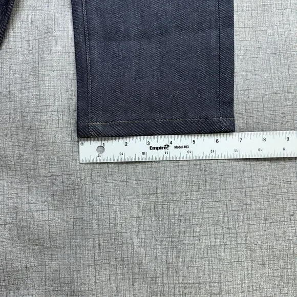 Uniqlo Selvedge Jeans 29x26 Blue Slim Straight Japanese Kaihara Denim - Picture 10 of 16